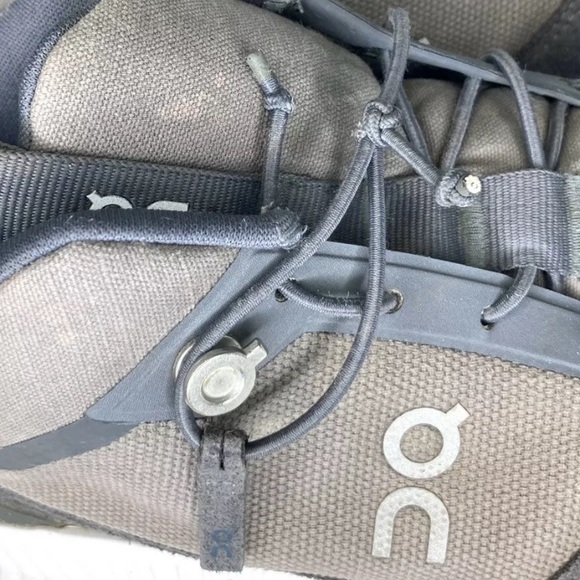 On Cloud Mens Cloud Hi Gray White Shoes High Top - Picture 7 of 10